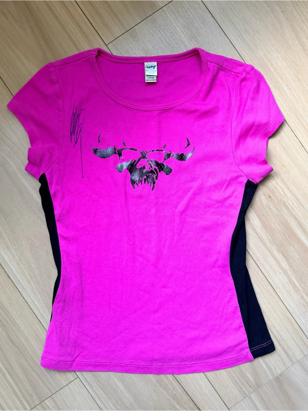 Authentic Glenn Danzig Hand-Signed Graphic Women’s Baby-Tee